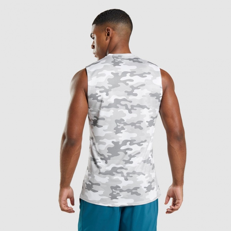 Camiseta Gymshark Arrival Sin Manga Gris Claro | 20JSNQVEY