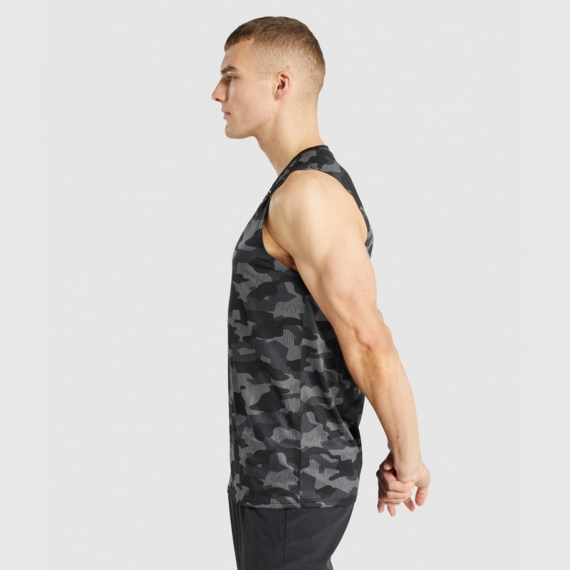 Camiseta Gymshark Arrival Sin Manga Tee Gris | 28XSQMIHG
