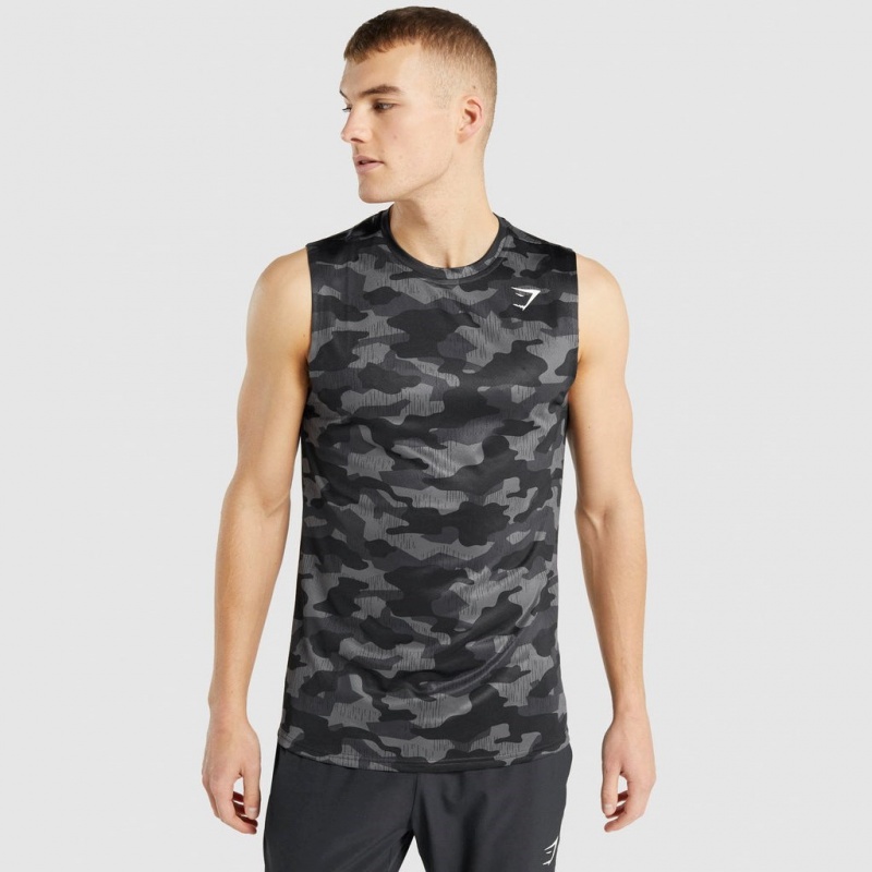 Camiseta Gymshark Arrival Sin Manga Tee Gris | 28XSQMIHG