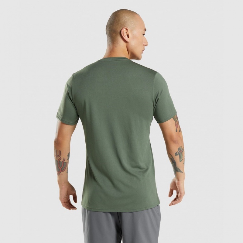 Camiseta Gymshark Arrival Verde | 87YZGQKTE