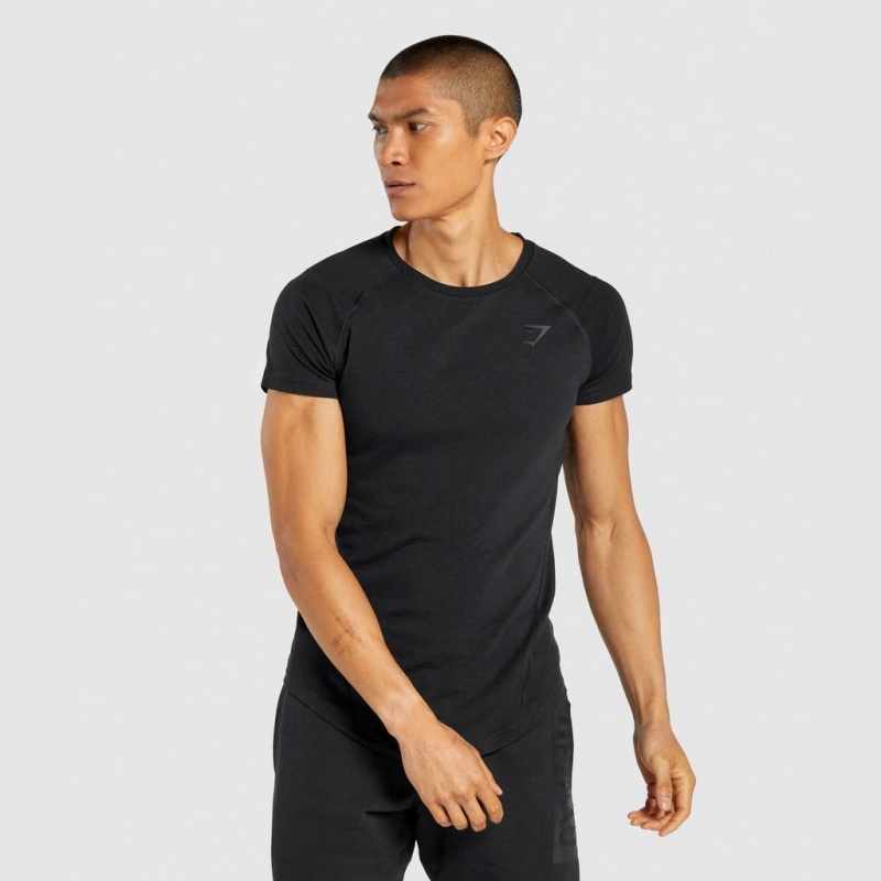 Camiseta Gymshark Bold Negras | 48PLGVRFA