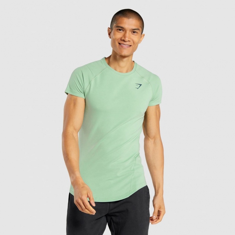 Camiseta Gymshark Bold Verde | 02KVWTLDE