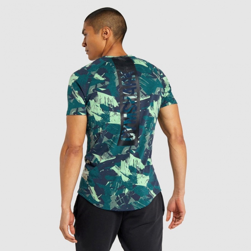Camiseta Gymshark Bold Verde | 19OPJRGZT