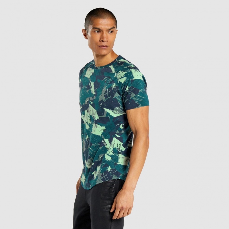 Camiseta Gymshark Bold Verde | 19OPJRGZT