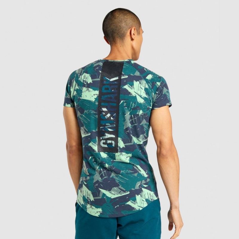 Camiseta Gymshark Bold Verde | 84XCMRYJB