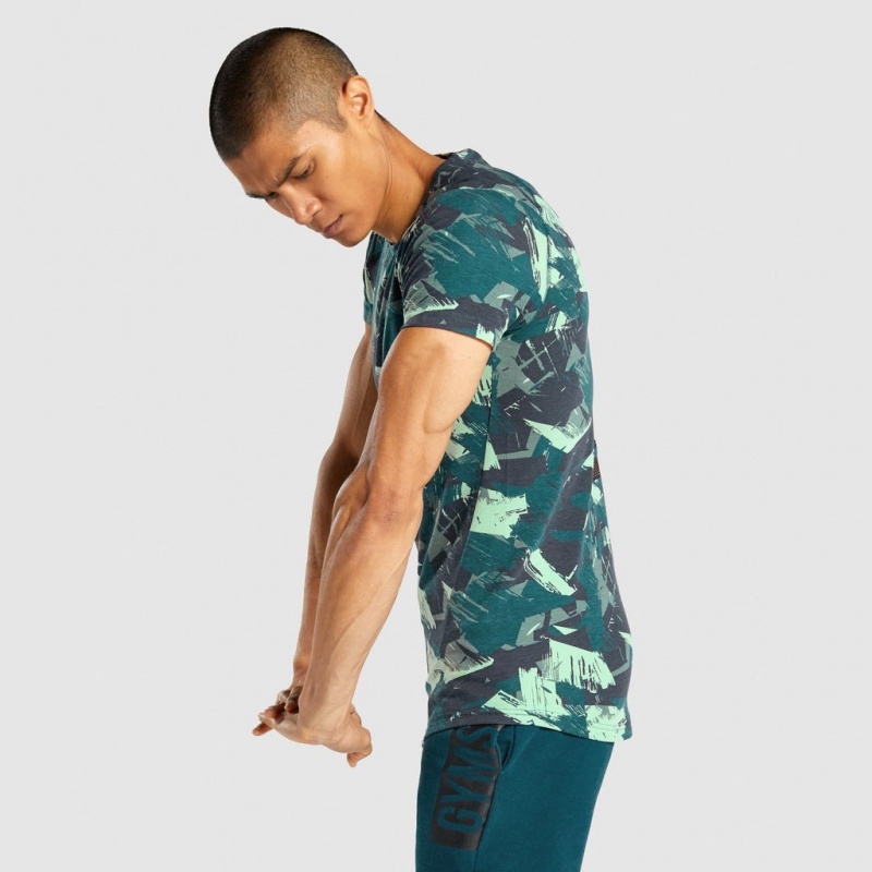 Camiseta Gymshark Bold Verde | 84XCMRYJB