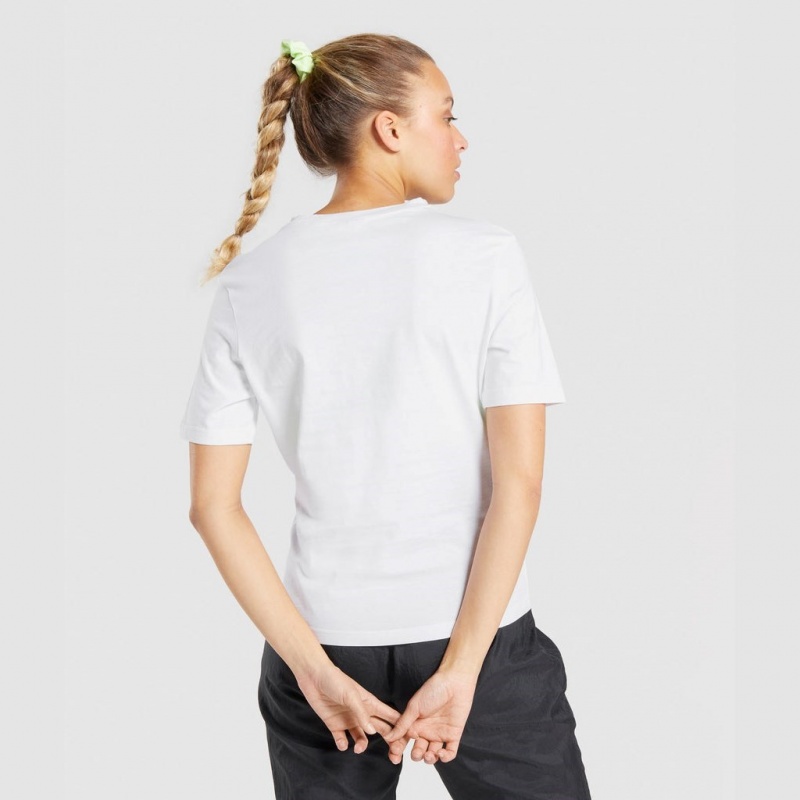 Camiseta Gymshark CTY Blancas | 79PYNSXQH
