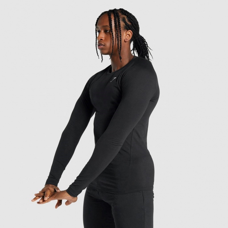 Camiseta Gymshark Critical 2.0 Long Sleeve Negras | 12FGLZUQB