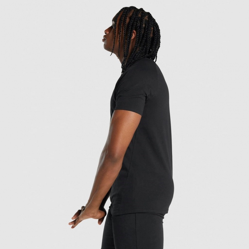 Camiseta Gymshark Critical 2.0 Negras | 89KINDLYV