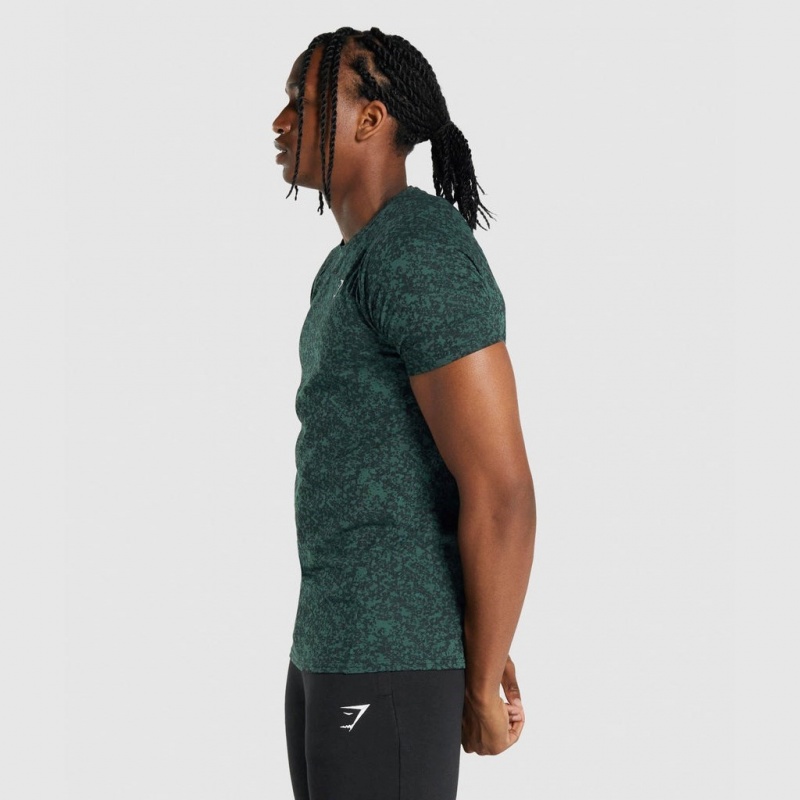 Camiseta Gymshark Critical 2.0 Verde Oscuro | 91SYVATPM