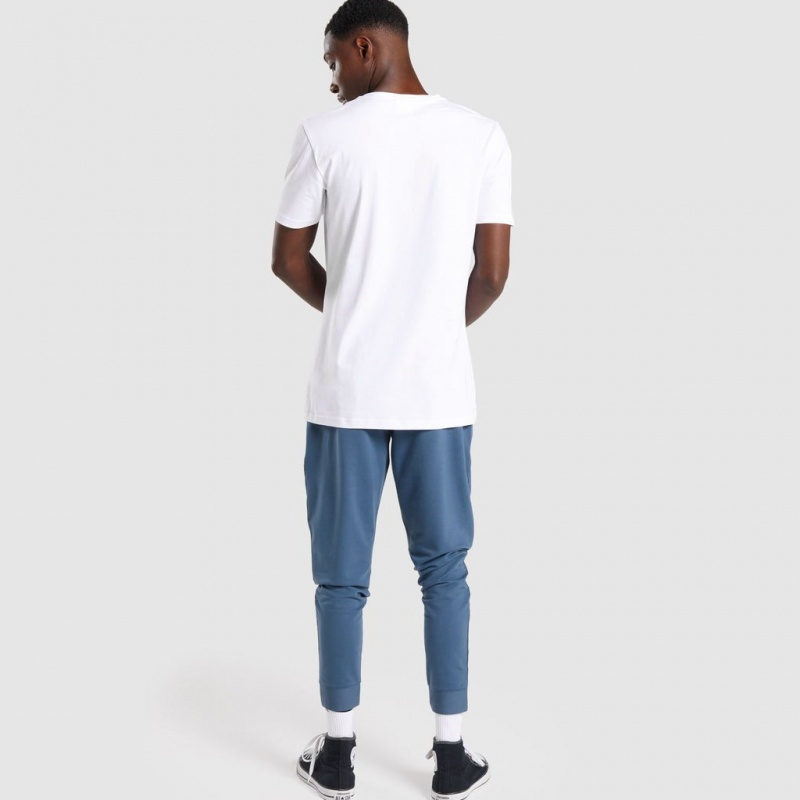 Camiseta Gymshark Critical Blancas | 73JWTQGPN