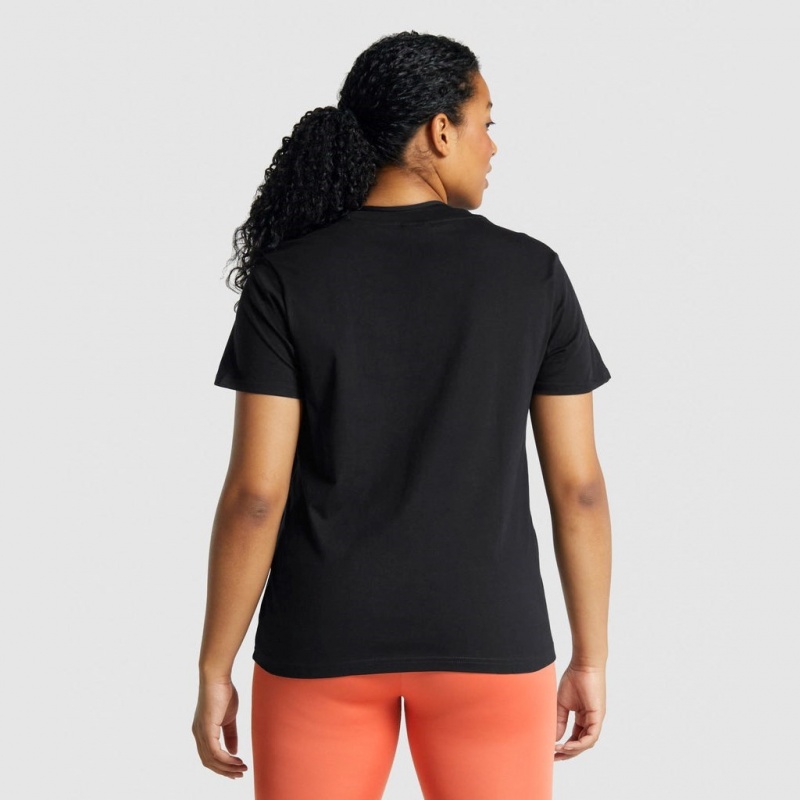 Camiseta Gymshark Entrenamiento Basic Tee Negras | 15UPHGRWL