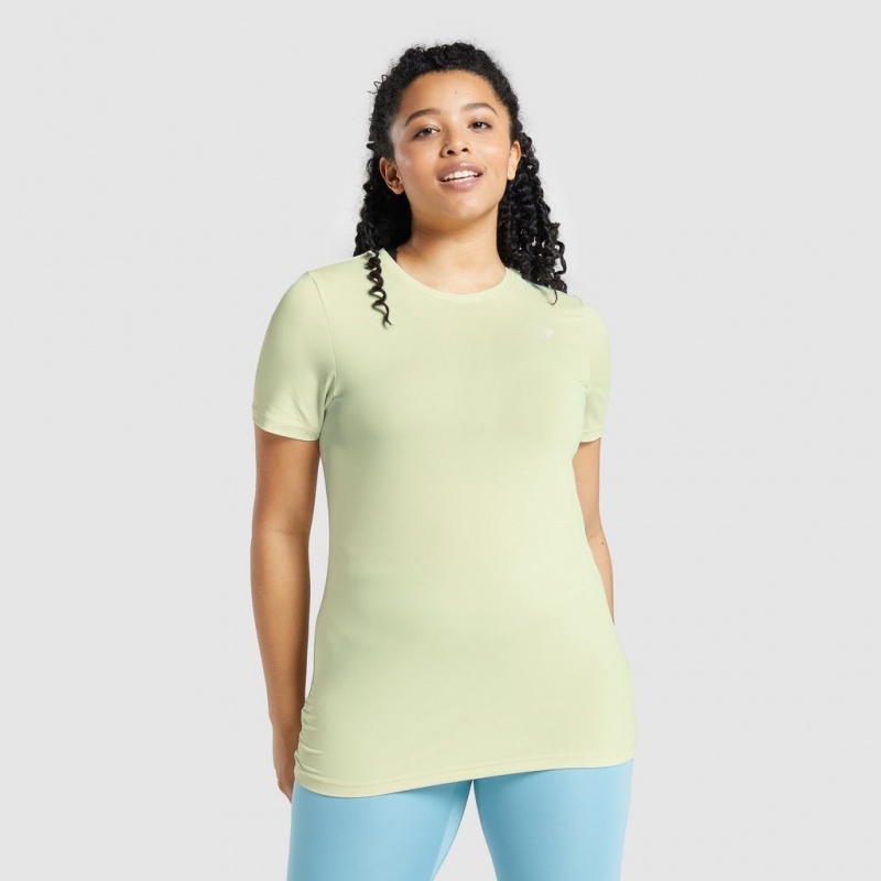 Camiseta Gymshark Entrenamiento Tee Verde Claro | 56CGWNJLH