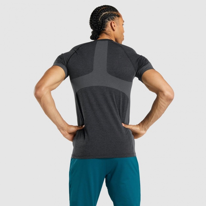 Camiseta Gymshark Regulate Entrenamiento Negras | 63HKTWABE