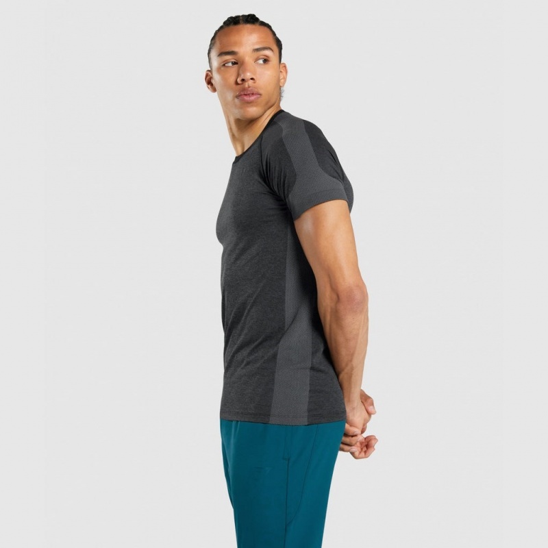 Camiseta Gymshark Regulate Entrenamiento Negras | 63HKTWABE