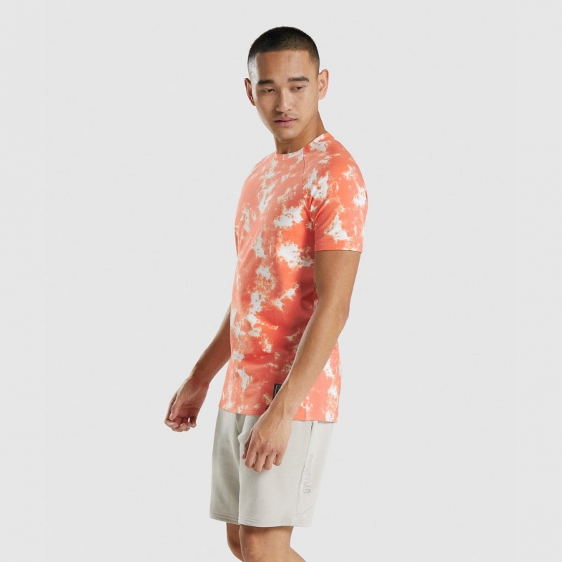 Camiseta Gymshark Restore Naranjas | 28YGTAJQI