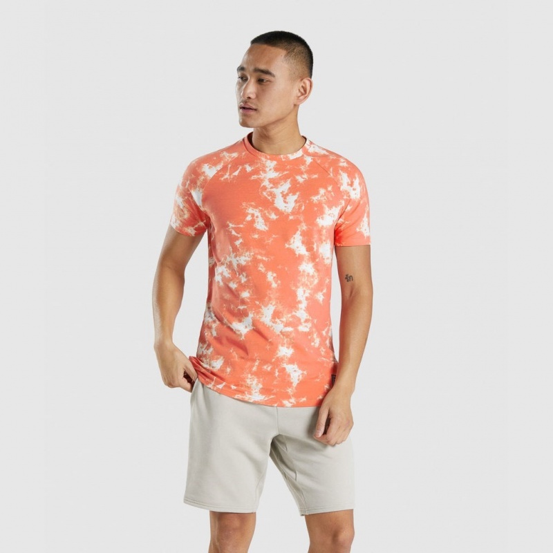 Camiseta Gymshark Restore Naranjas | 28YGTAJQI