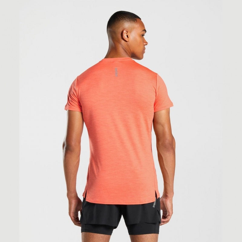 Camiseta Gymshark Speed Naranjas | 26UFCDXVH