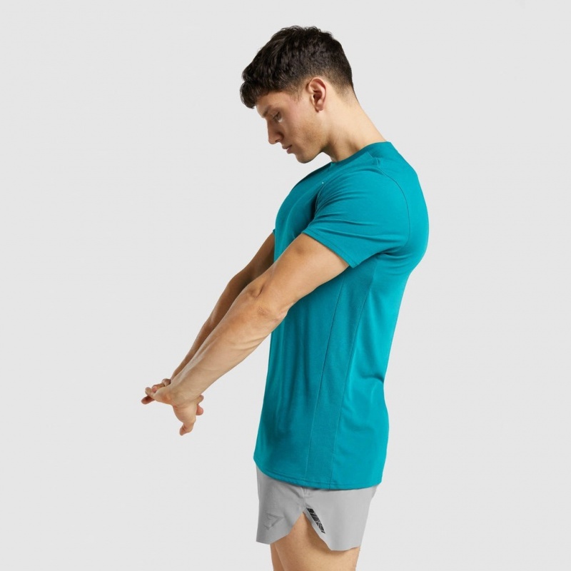 Camiseta Gymshark Sports Teal | 95STHFRLP
