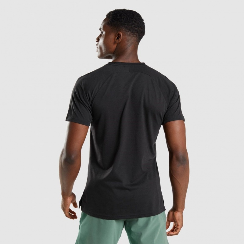 Camiseta Gymshark Studio Negras | 67RUFLHSE
