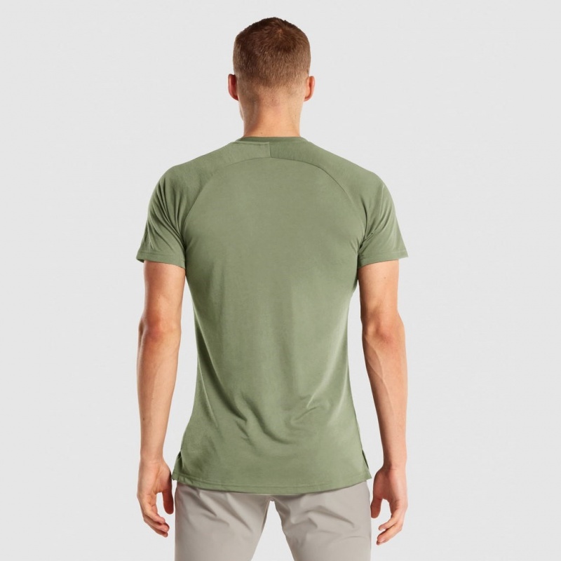 Camiseta Gymshark Studio Verde | 60FJDMGHX