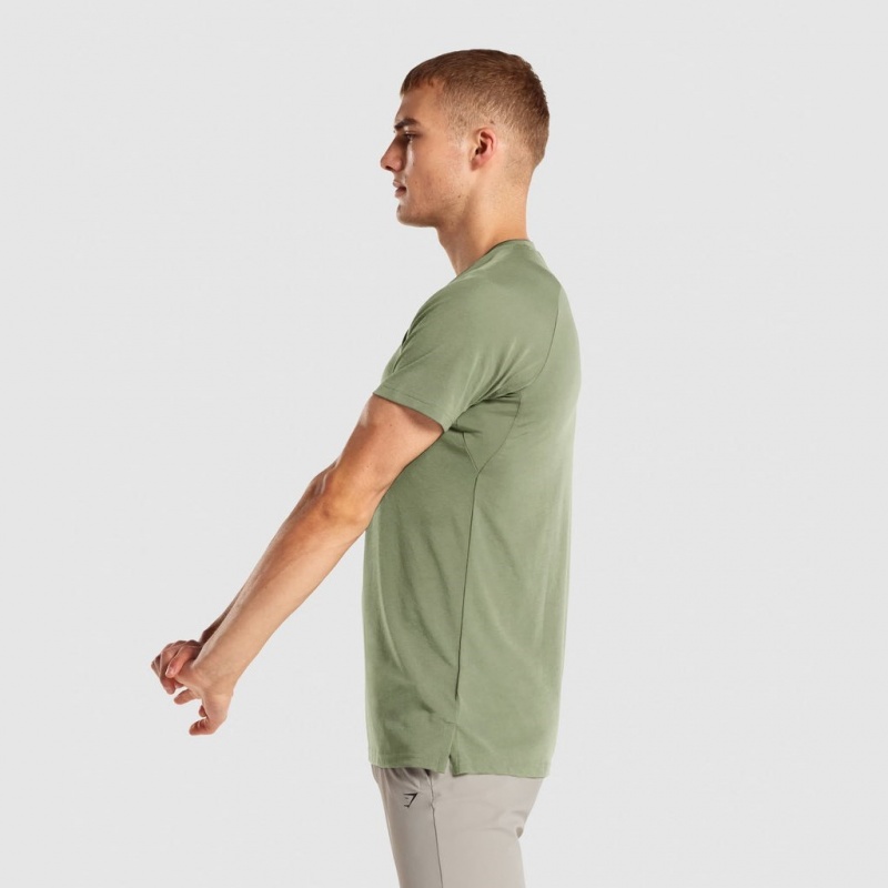 Camiseta Gymshark Studio Verde | 60FJDMGHX