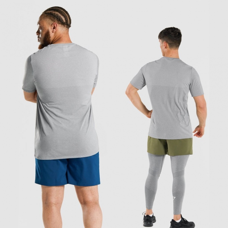 Camiseta Gymshark Vital Charcoal Marl | 63LXIRHCQ