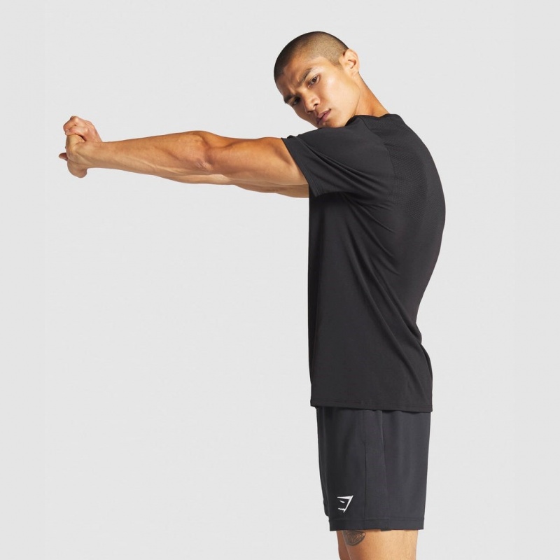 Camiseta Gymshark Vital Negras | 25EILVHFK