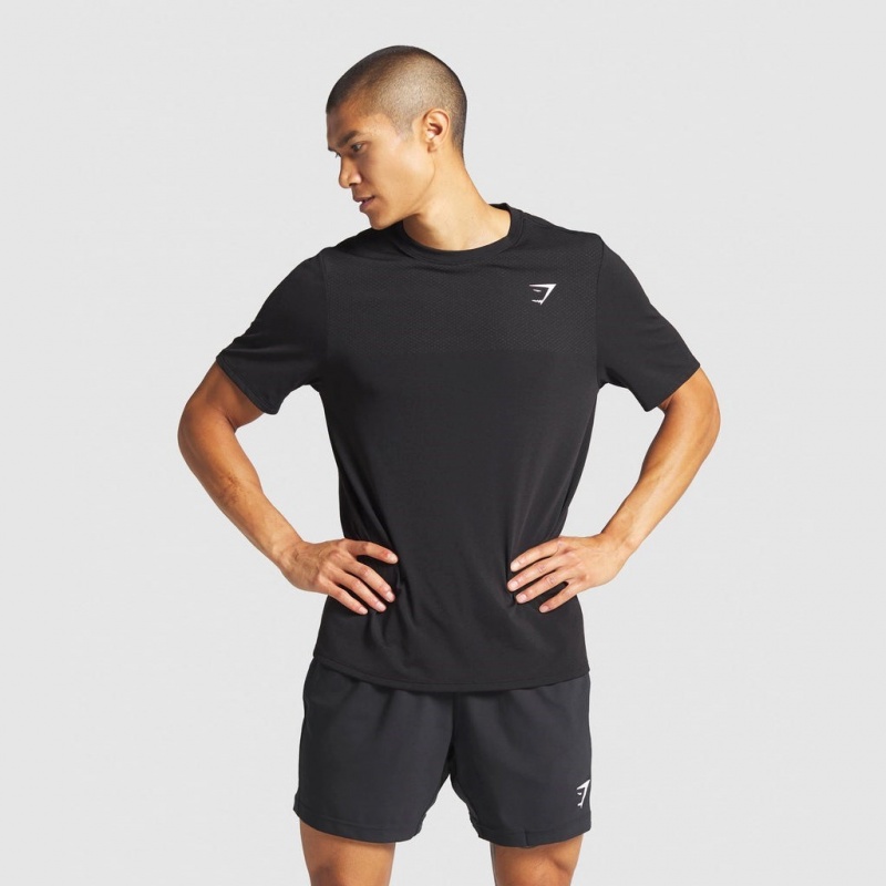 Camiseta Gymshark Vital Negras | 25EILVHFK