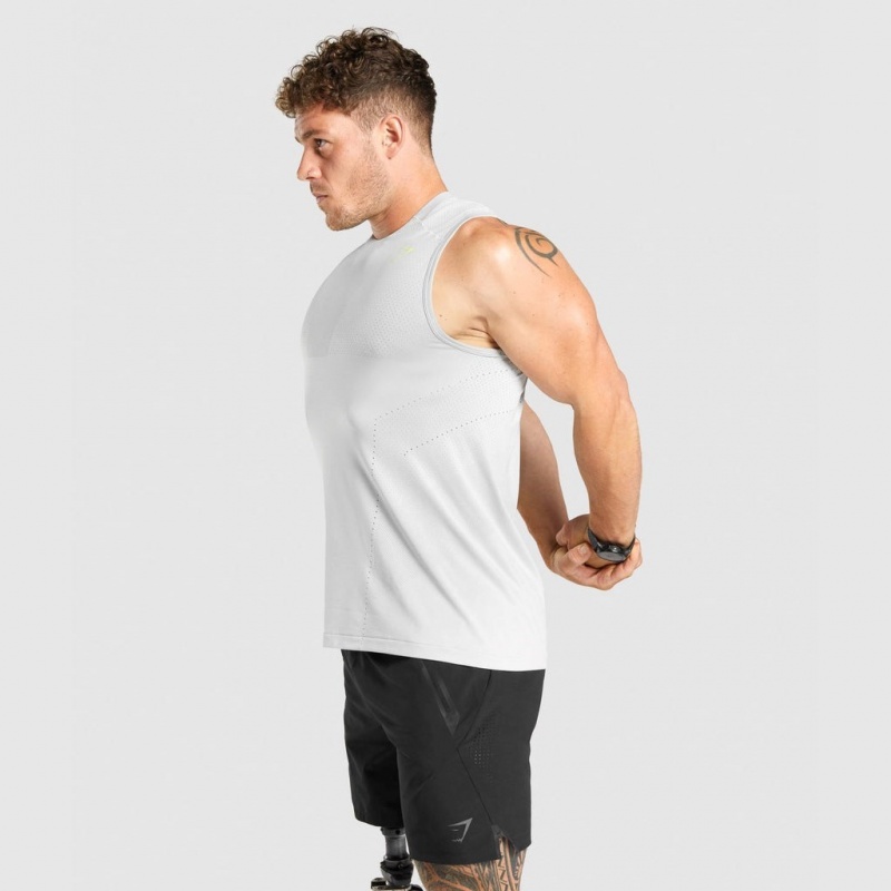 Camiseta Tirantes Gymshark Apex Seamless Gris Claro | 93NBHUREQ