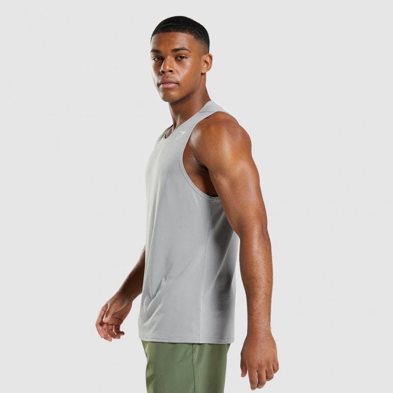 Camiseta Tirantes Gymshark Arrival Gris | 41NHRAXFB