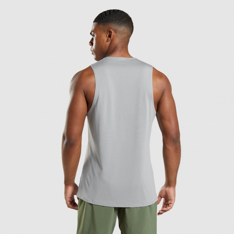 Camiseta Tirantes Gymshark Arrival Gris | 41NHRAXFB