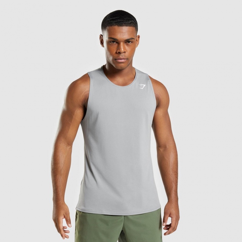 Camiseta Tirantes Gymshark Arrival Gris | 41NHRAXFB