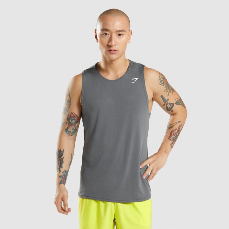 Camiseta Tirantes Gymshark Arrival Gris | 74EQDYPCV