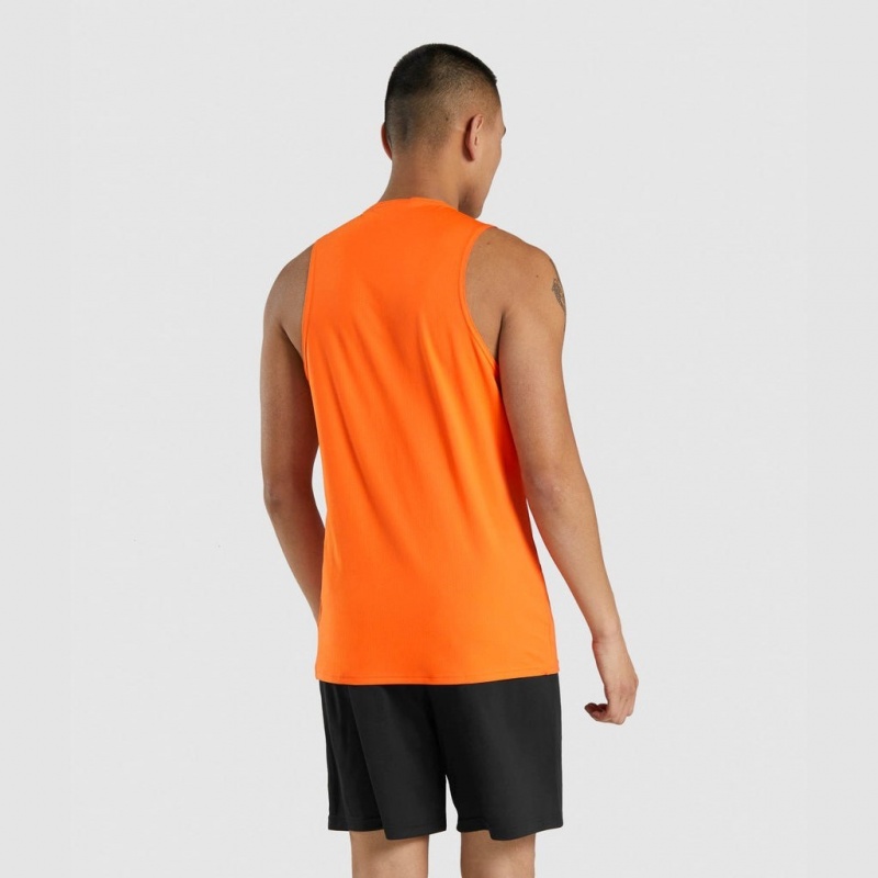 Camiseta Tirantes Gymshark Arrival Naranjas | 17LTEGCMO