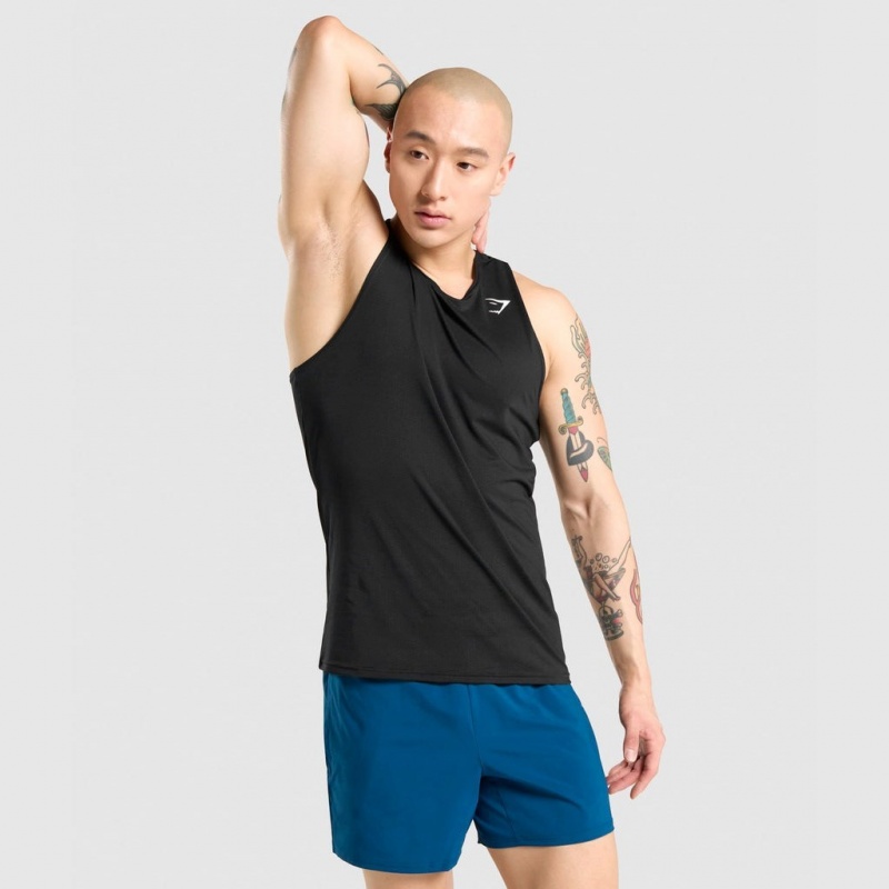 Camiseta Tirantes Gymshark Arrival Negras | 89ONFQCHL