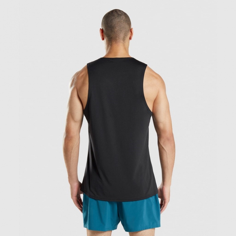Camiseta Tirantes Gymshark Arrival Negras | 07YKXPLAR