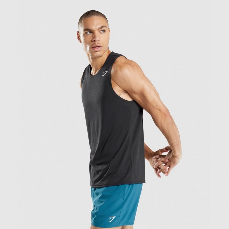 Camiseta Tirantes Gymshark Arrival Negras | 07YKXPLAR