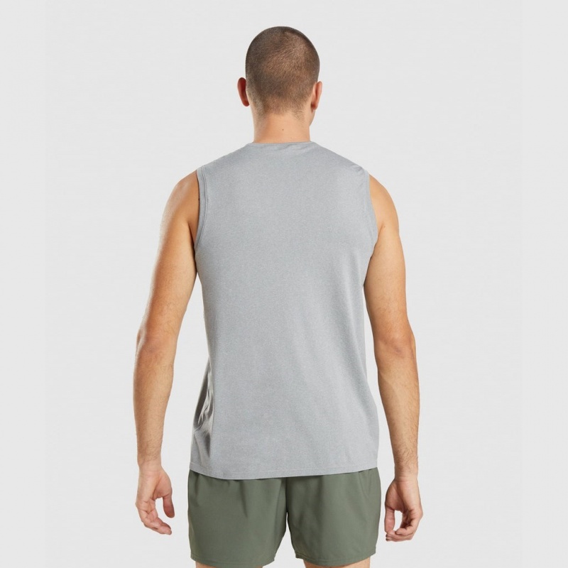 Camiseta Tirantes Gymshark Arrival Seamless Gris | 50FXDHYIO