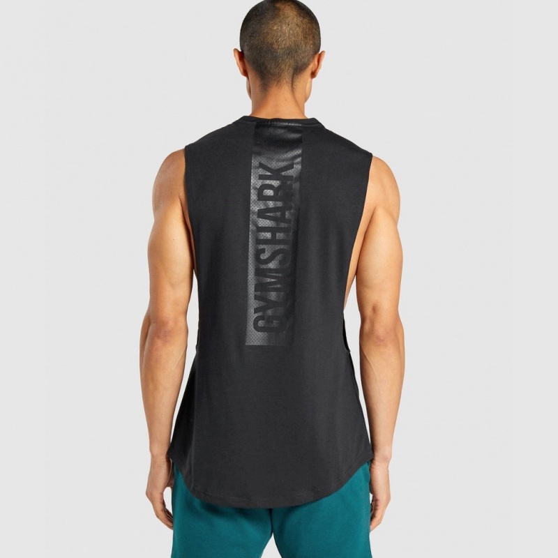Camiseta Tirantes Gymshark Bold Drop Arm Negras | 32STGDYAL
