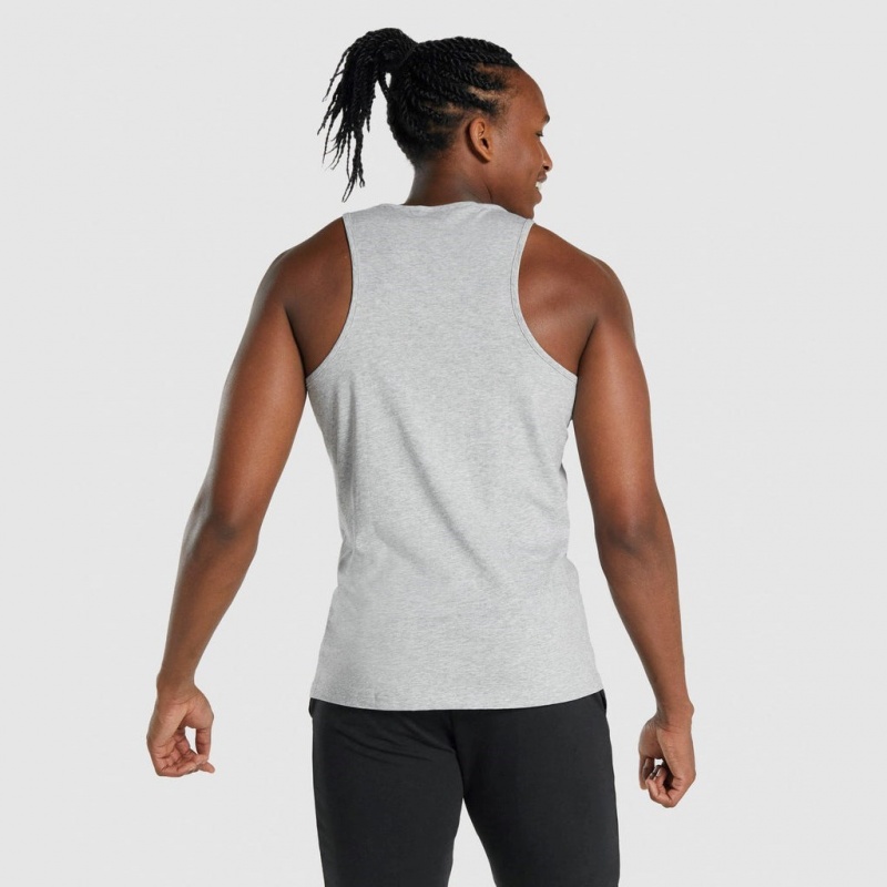 Camiseta Tirantes Gymshark Critical 2.0 Gris Claro | 48BZXVSNU