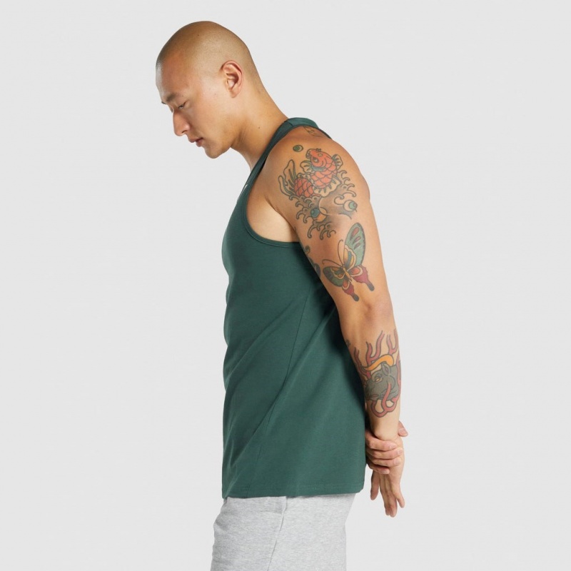 Camiseta Tirantes Gymshark Critical 2.0 Verde Oscuro | 74ZBPNESJ
