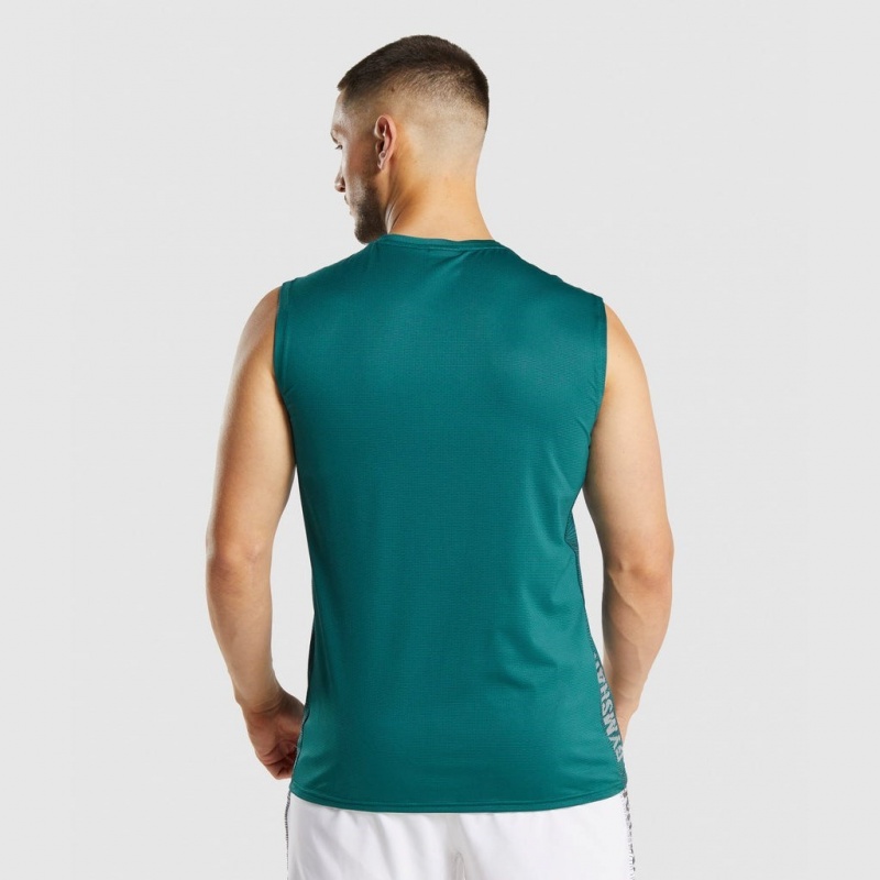 Camiseta Tirantes Gymshark Deporte Teal | 19QSNLMBY
