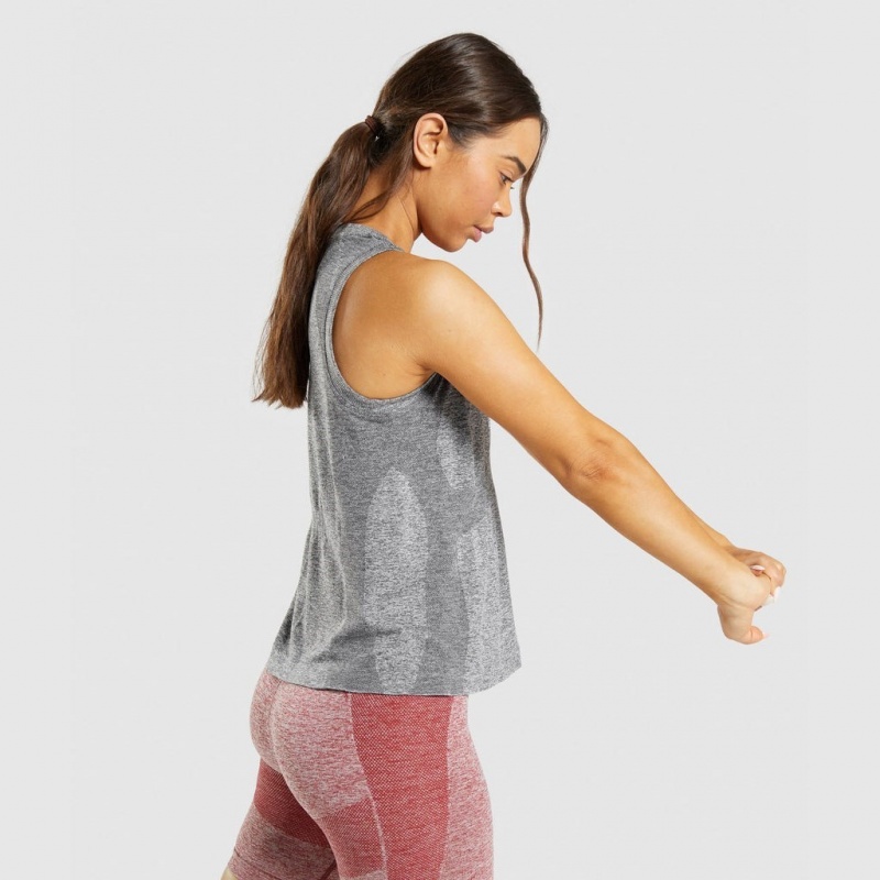 Camiseta Tirantes Gymshark Flex Loose Gris | 09GOMYIES
