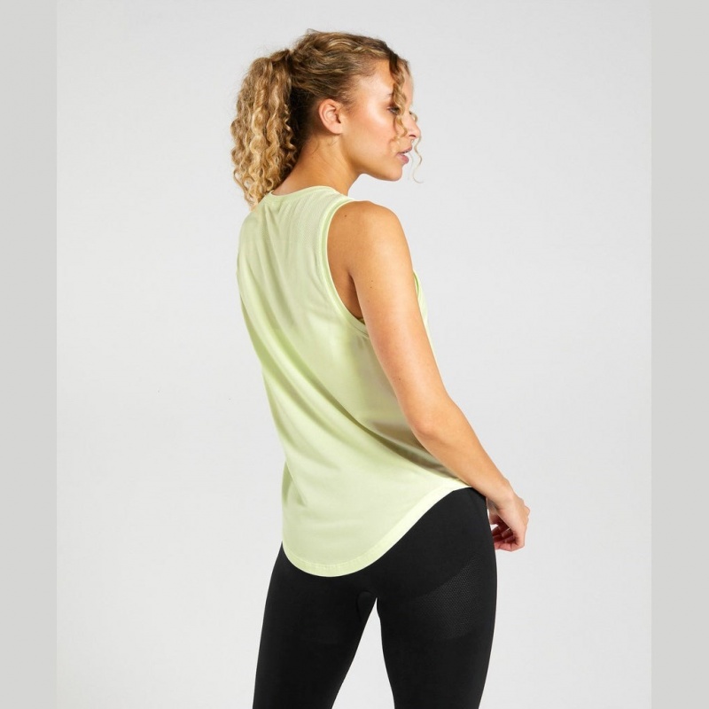 Camiseta Tirantes Gymshark Flex Verde Claro | 38DBCYGZU