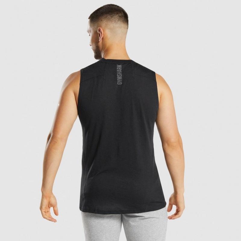 Camiseta Tirantes Gymshark Hyper Power Negras | 78NXKDIZM