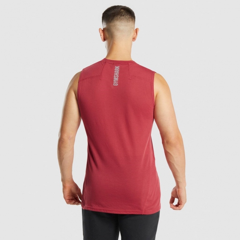 Camiseta Tirantes Gymshark Hyper Power Rojas | 02RUDCOGB