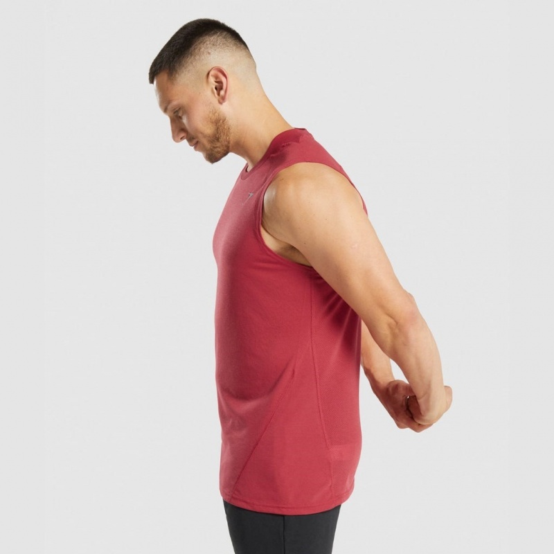 Camiseta Tirantes Gymshark Hyper Power Rojas | 02RUDCOGB