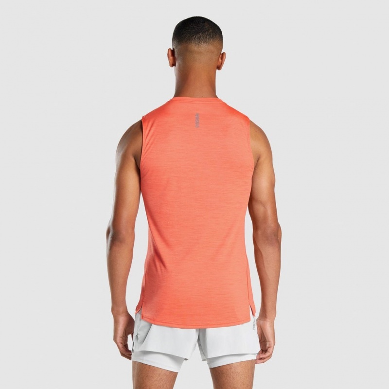 Camiseta Tirantes Gymshark Speed Naranjas | 54GLXNBPU