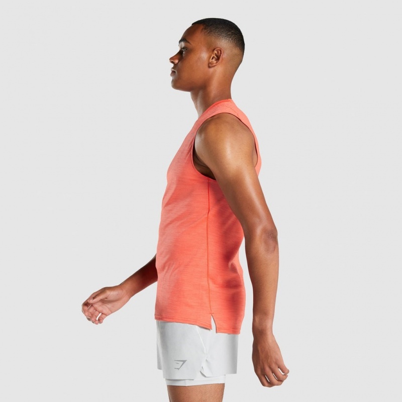 Camiseta Tirantes Gymshark Speed Naranjas | 54GLXNBPU
